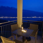 Appartement Diamante, Balkon Ost